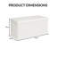 110cm Wide Footstool Ottoman