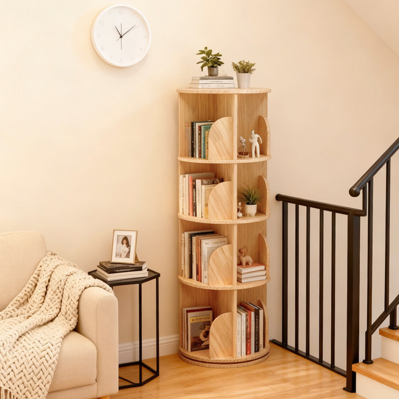 129cm H x 39cm W Solid Wood Bookcase