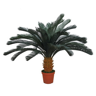 28cm Faux Palm Plant in Pot