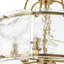 Lustre tambour en verre d'eau 6 lumières-165563376