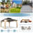 Solid Wood Patio Gazebo-110048761