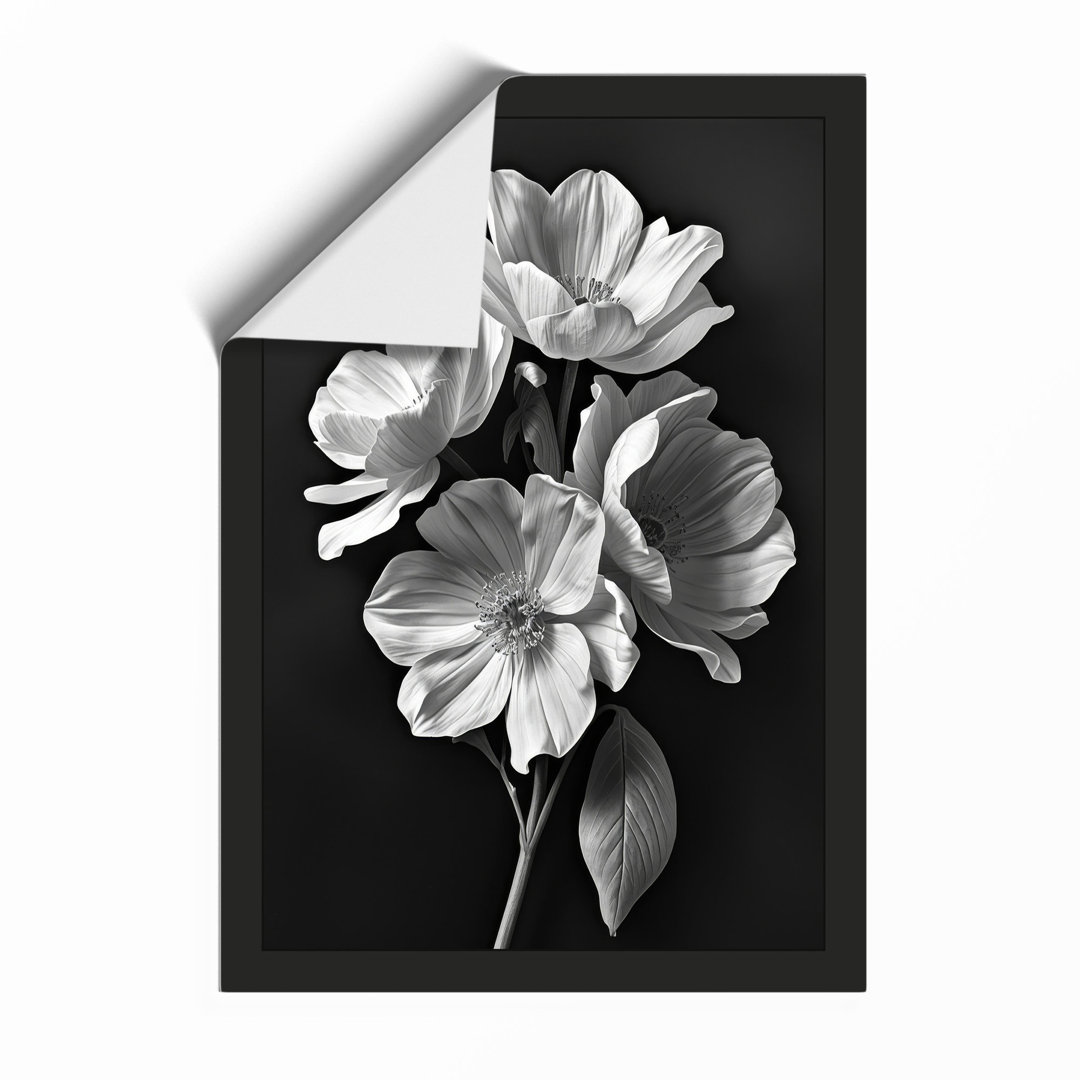 Delicate Blooms Botanical - Framed Print