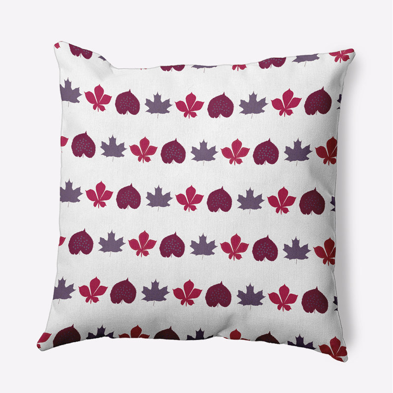 Housse et insert en polyester, 16 po x 16 po, Prune, Carré