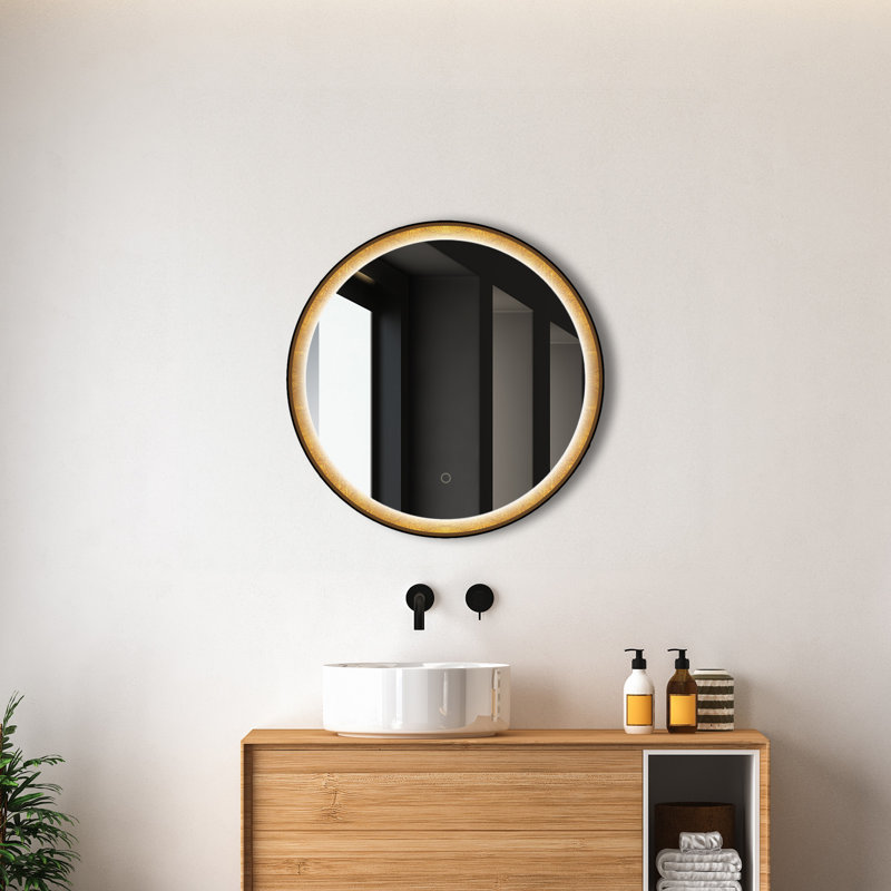 Miroir de salle de bain lumineux glam Kenyatta