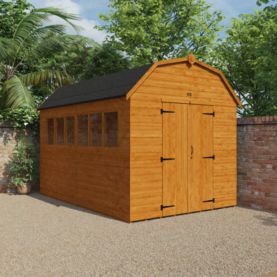Tiger 8 Ft. W x 12 Ft. D Tongue and Groove Barn Wooden Shed