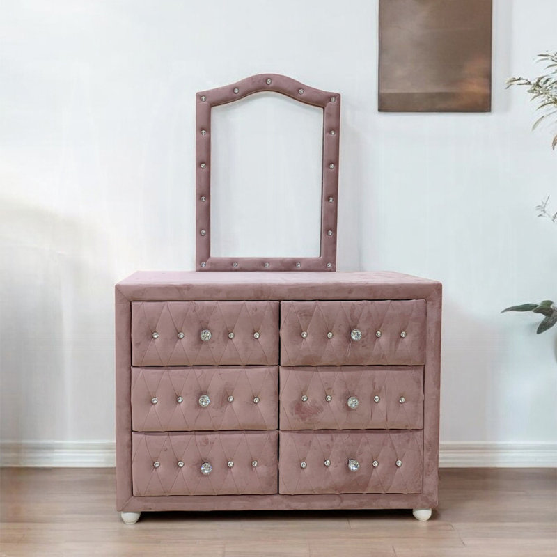 Miroir Reggie, Rose