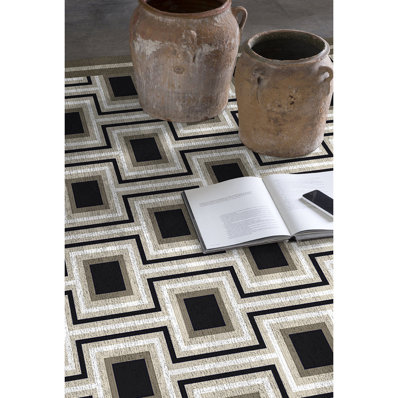 Geometric Area Rug, Rectangle 200 x 290cm