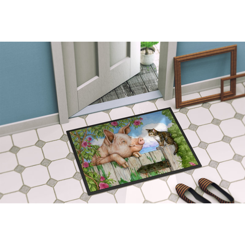 Dea Non-Slip Outdoor Doormat, Rectangle 2' x 3'