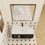 Meuble-lavabo flottant mural 36 po avec lavabo en céramique 36 po - Armoire moderne en chêne foncé avec tablette ouverte et porte à fermeture en douceur, espace de rangement spacieux (robinet et drain non inclus)-56931721