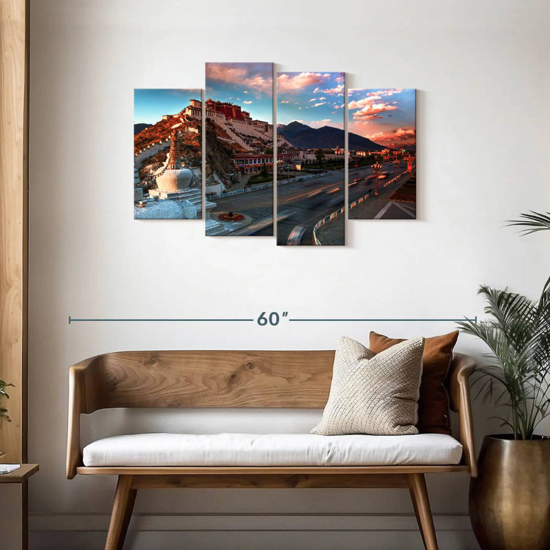Adella Potala Palace In China, 27" H x 43" W
