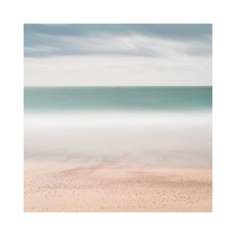 Beach, mer, ciel, H 26 po x l 26 po x P 1,5 po