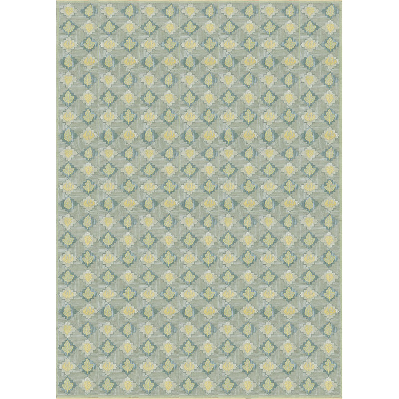 Hand Hooked Wool Geometric Area Rug