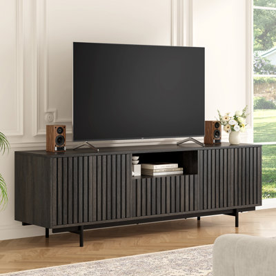 Rectangular TV Stand for TVs up to 75" with LED lights