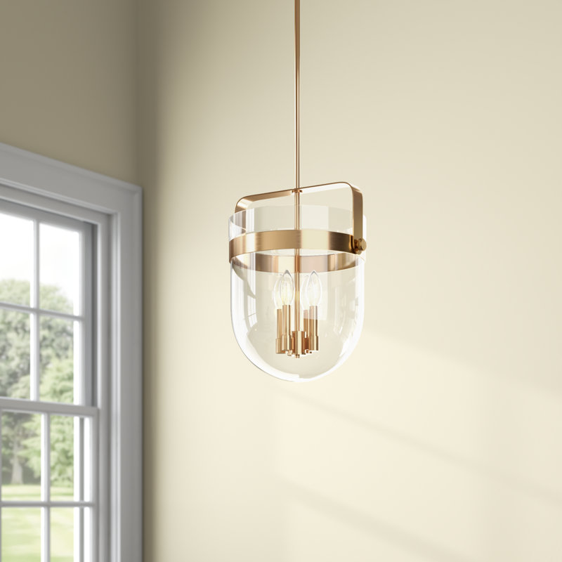 Longino 3 - Light Urn Pendant, Alturas Gold