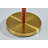 Adaire 58'' Brass an Walnut Traditional Floor Lamp