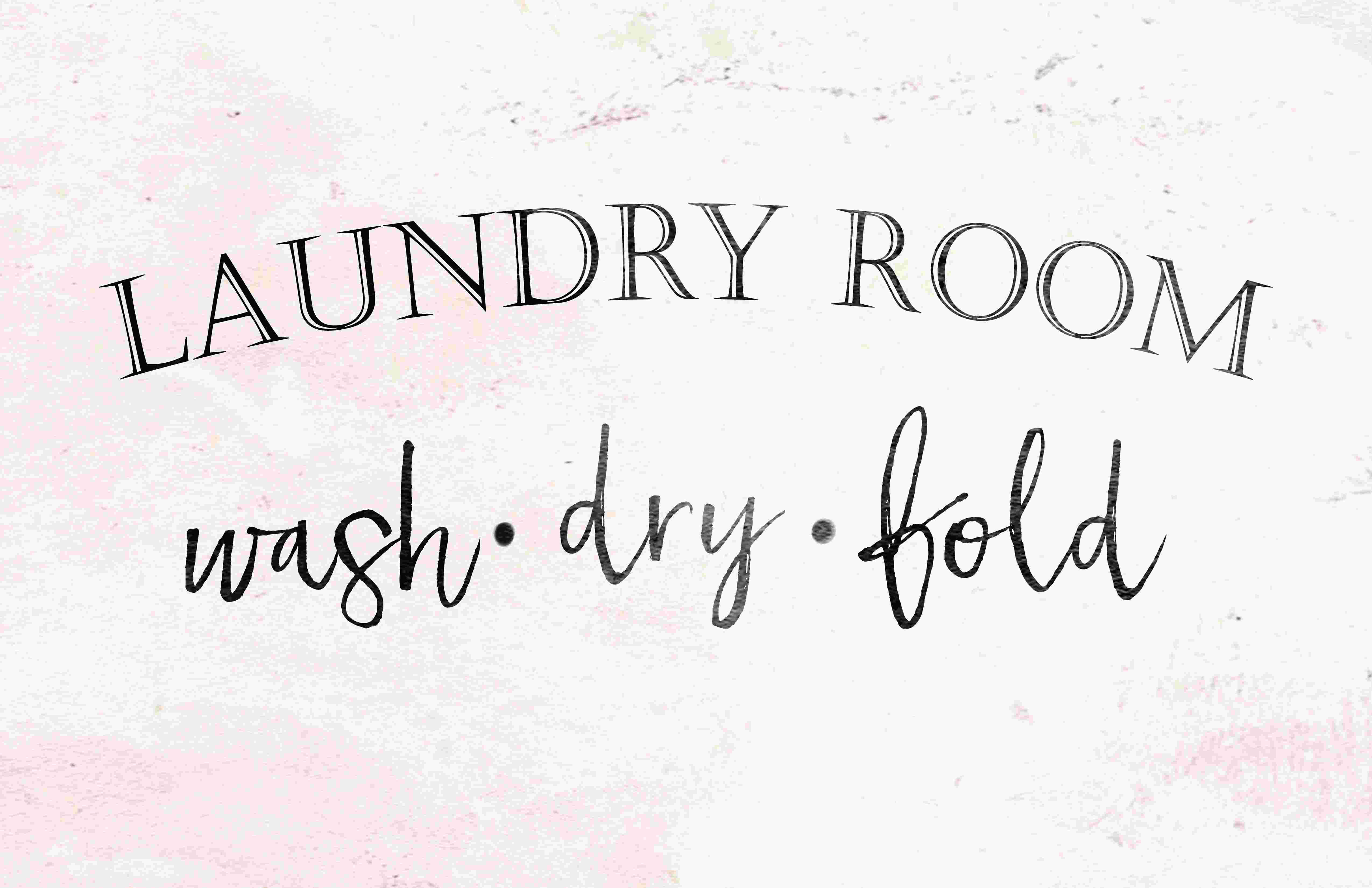 Trinx Laundry Wash Dry Fold On Canvas Print Wayfair