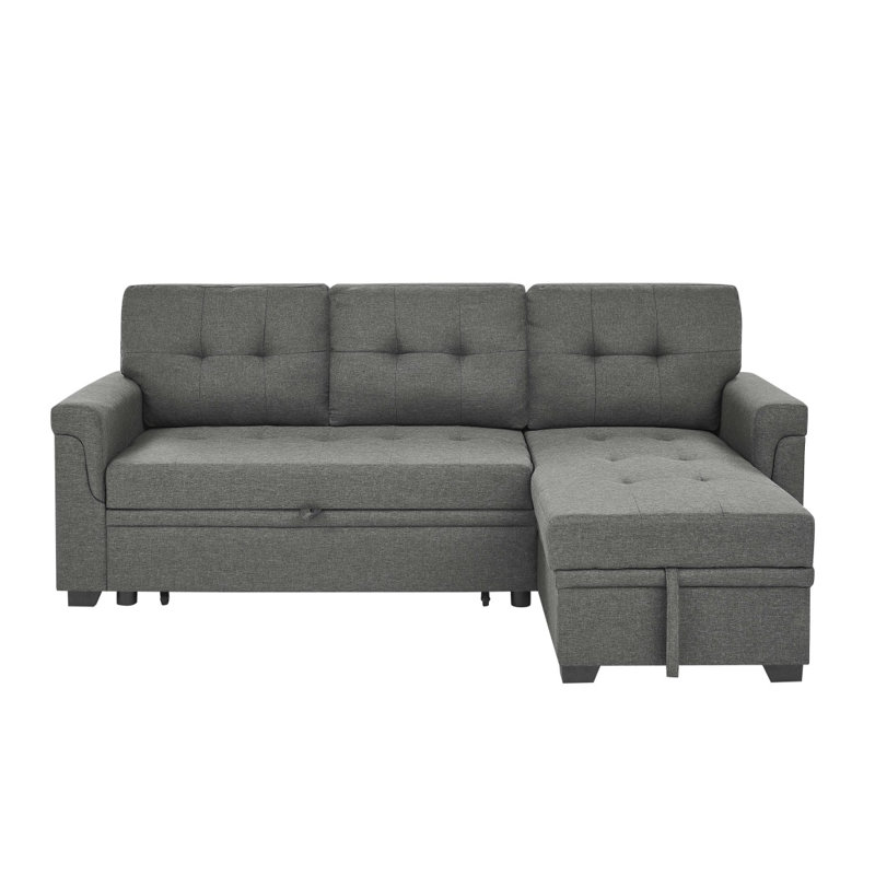86'' Upholstered Pull-Out Sofa Bed