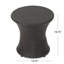 Table d'appoint ronde en osier