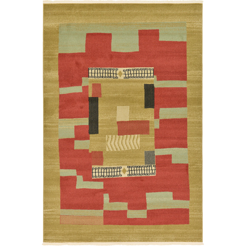 Abrigail Geometric Indoor Rug, Rectangle 6'1" x 9'