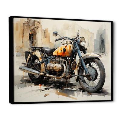 Souvenir de motocyclette rétro