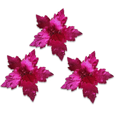 Piquet à poinsettia de 25 cm