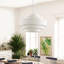 Luminaire suspendu 5 lumières beige