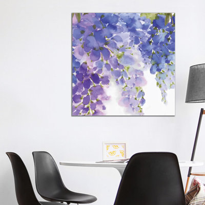 Wisteria II by Eva Watts - Wrapped Canvas Painting