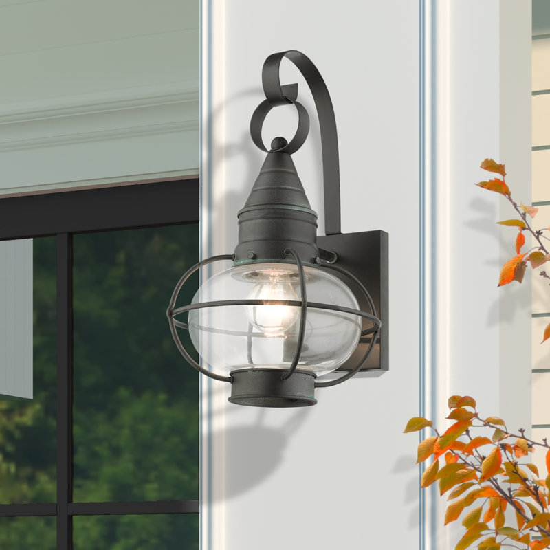 Aster Wall Light, Charcoal, 14.75"H x 8.75"W x 9.75" D