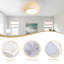 Plafonnier encastré intérieur corde 3 lumières 15,7 po Arunima