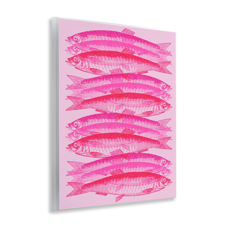 «Pink Layered Fish», art mural par Daphne Polselli