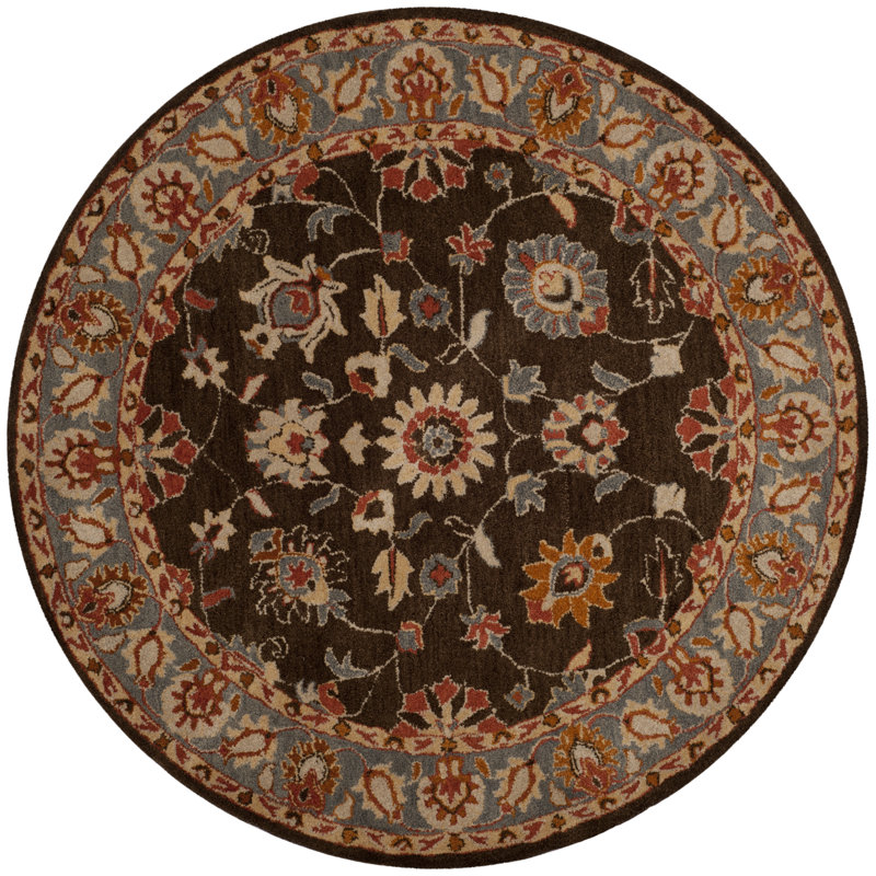 Cranmore Hand Tufted Wool Oriental Rug, Round 6'