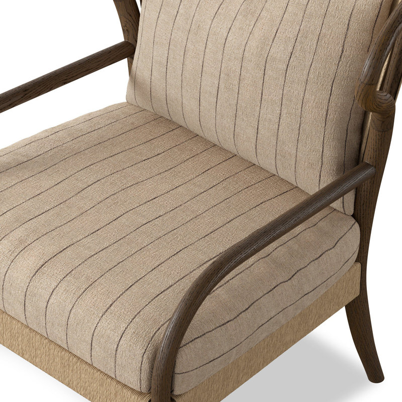 Amira Chair, Cream Striped