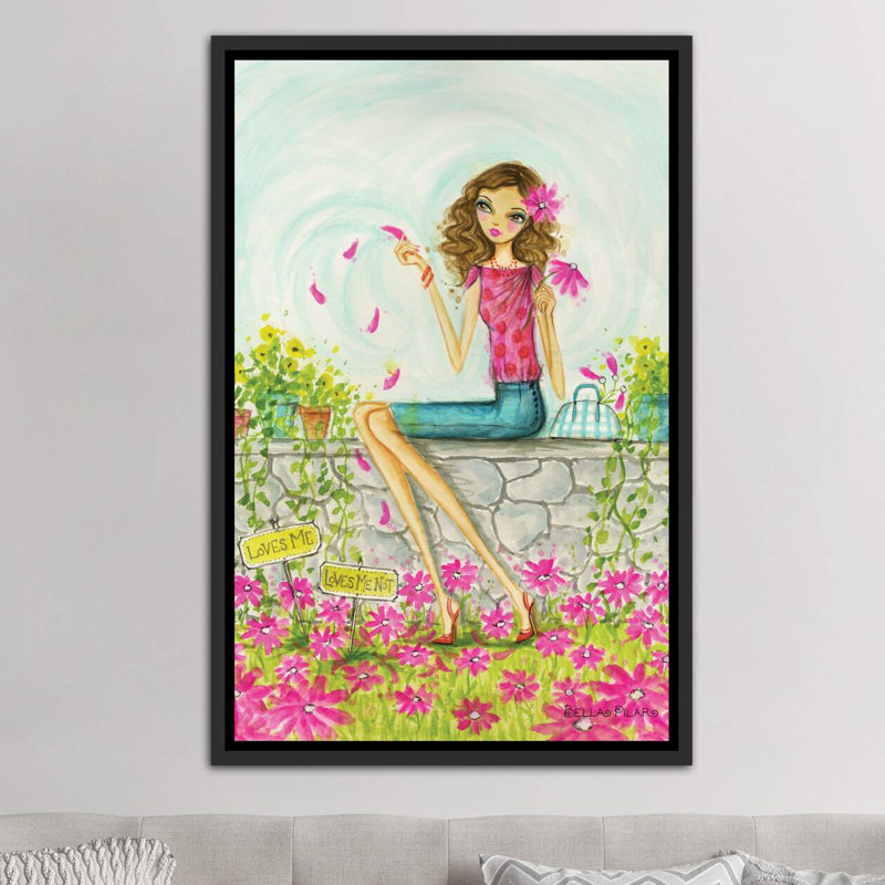 Printemps à Summerside # 4, art, H 26 po x l 18 po x P 1,5 po, Toile avec cadre noir
