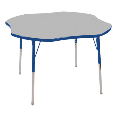 Clover Adjustable Height Classroom Activity Table for School and Home