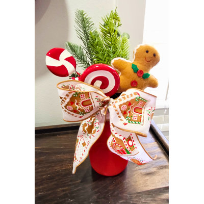 Peppermint Arrangement in Mason Jar