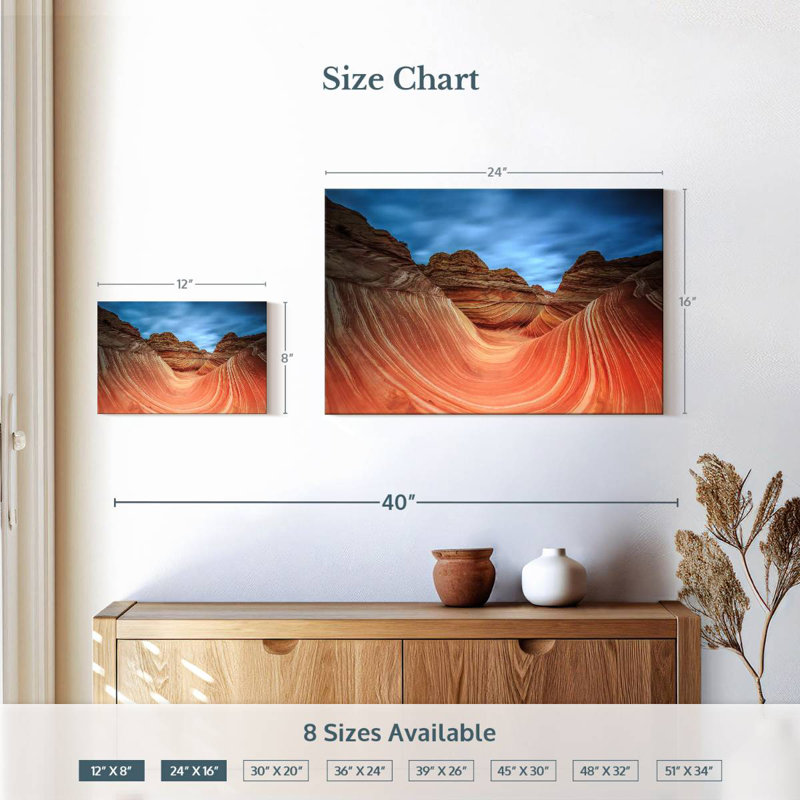 Alvord Coyote Buttes Sandstone, 16" H x 24" W