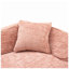 Ensemble de causeuse en tissu chenille rétro de l 66,93 po x P 35,83 po x H 27,56 po Vintage