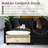 Aariketh 105"W Modular Chenille LAF RAF Sectional, Sofa Couch, 3 Seater-1698839470