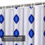 Rideau de douche transparent transparent, rideaux de douche pour la salle de bain avec 12 crochets-130008672