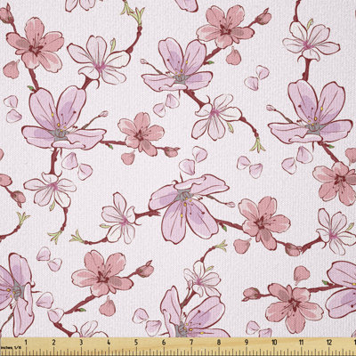 Deverl Cherry Blossom Sakura Flower Multi-Purpose Fabric