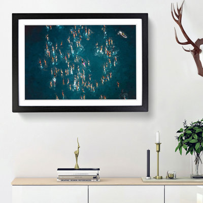 Swimmers in Brazil - Framed Print