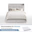 Ensemble de chambre à coucher 3 pièces avec lit plateforme et 2 tables de chevet cannelées-1789469410-1789469412