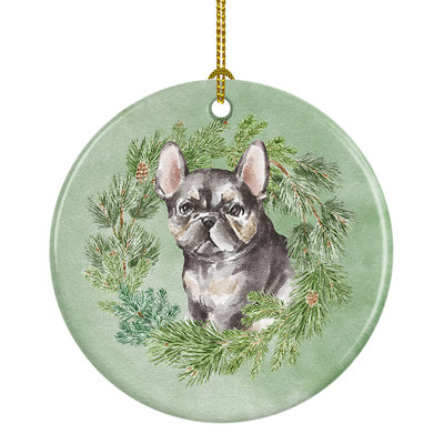 2.8'' Ceramic Animals Hanging Figurine Ornament
