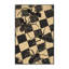 Tapis moelleux moelleux rétro à motif de fourmis noires Arroyo-1309577813