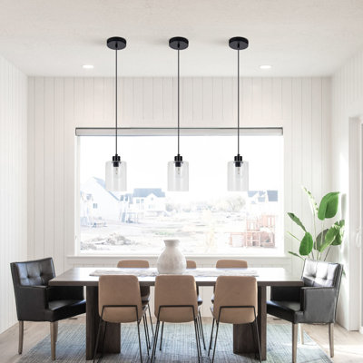 1 - Light Matte Black Single Pendant