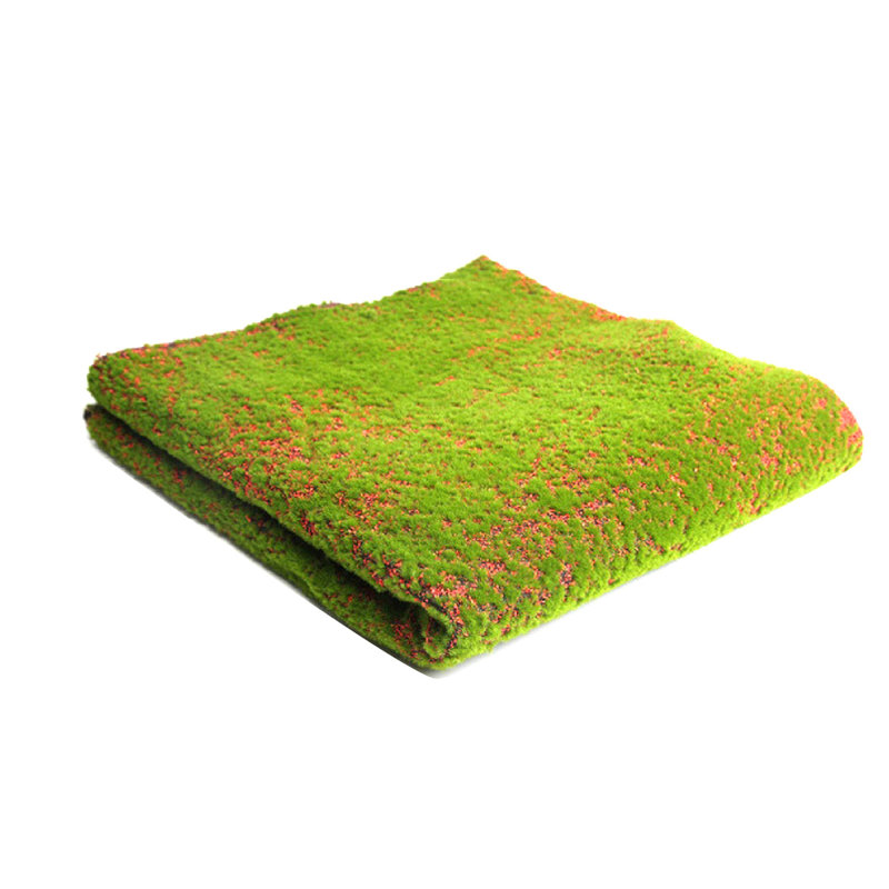 Herbe de mousse artificielle pliable pour salon