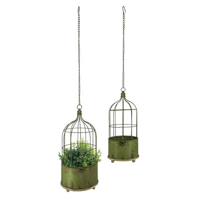 Latoysha Metal Hanging Planter