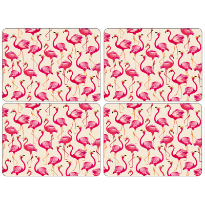 Pimpernel Sm Flamingo Placemats 15.7 X 11.7"