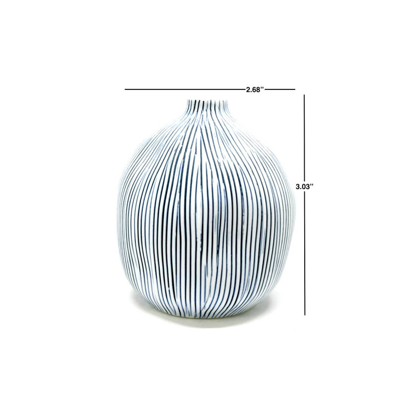 Vase de table Ratliffe, Bleu