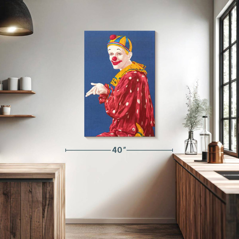 Leisha Clown, 39" H x 26" W